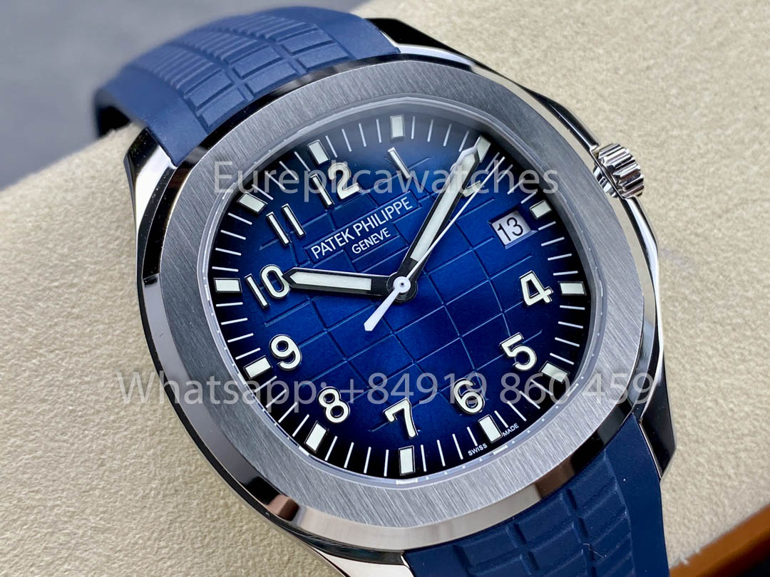Patek Philippe Aquanaut 5168G-001 quadrante blu 1:1 Best Clone 3K Fabbrica 2025 Versione