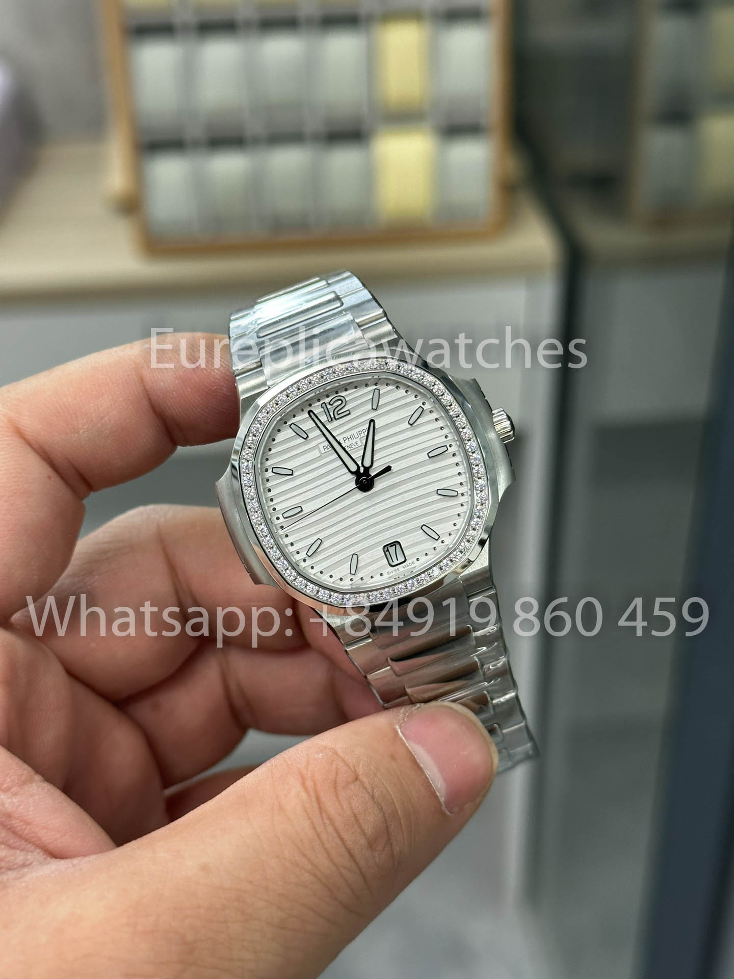 Patek Philippe Nautilus 7118/1200A-010 1:1 edizione melhor 3K Fabbrica quadrante bianco Versão mais recente