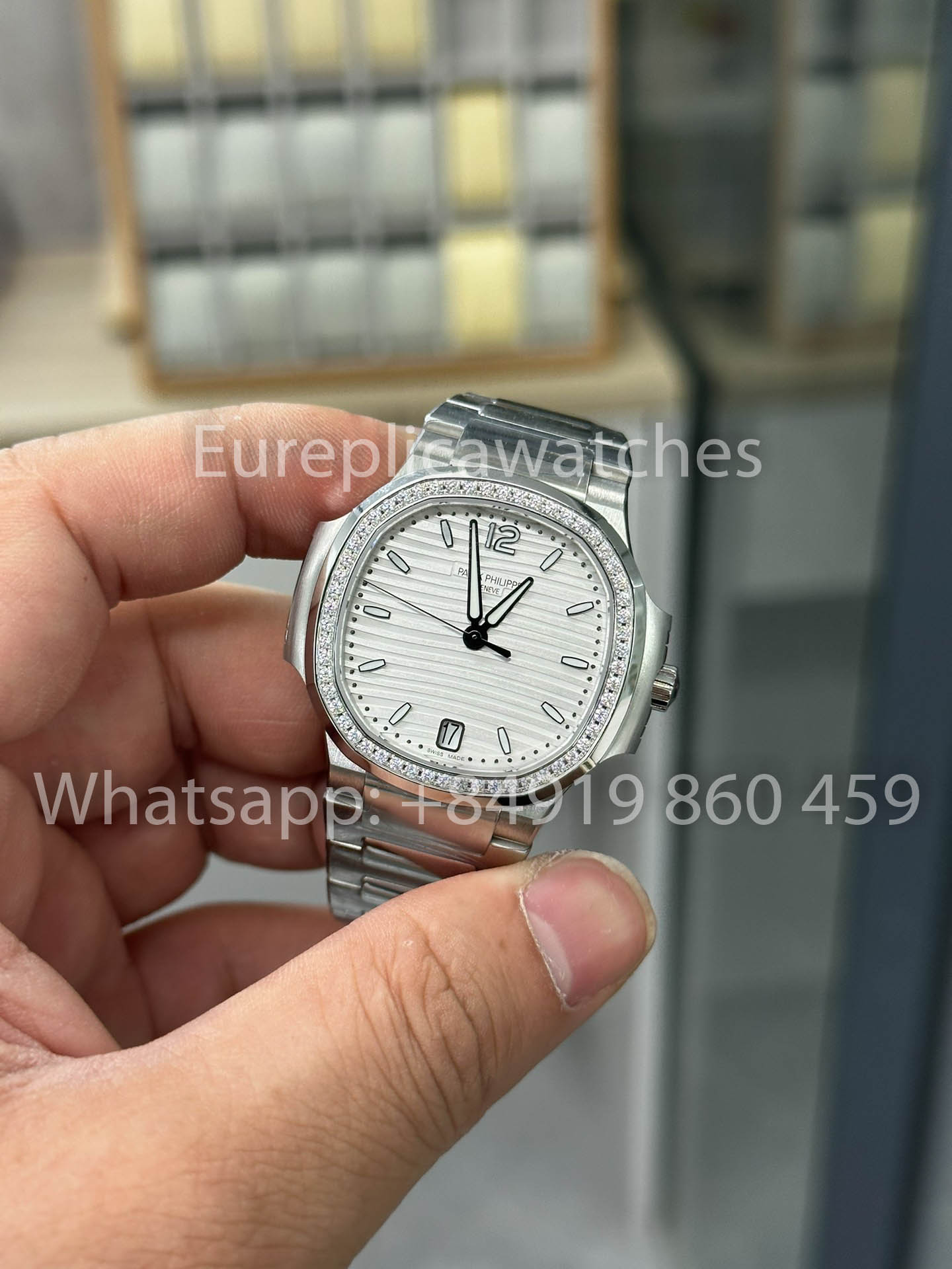 Patek Philippe Nautilus 7118/1200A-010 1:1 edizione melhor 3K Fabbrica quadrante bianco Versão mais recente