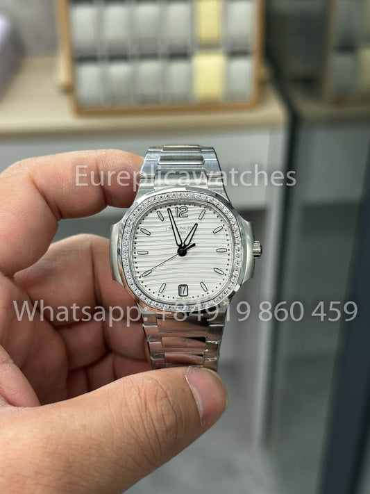 Patek Philippe Nautilus 7118/1200A-010 1:1 edición mejorada 3K Fabbrica quadrante bianco Versión más reciente