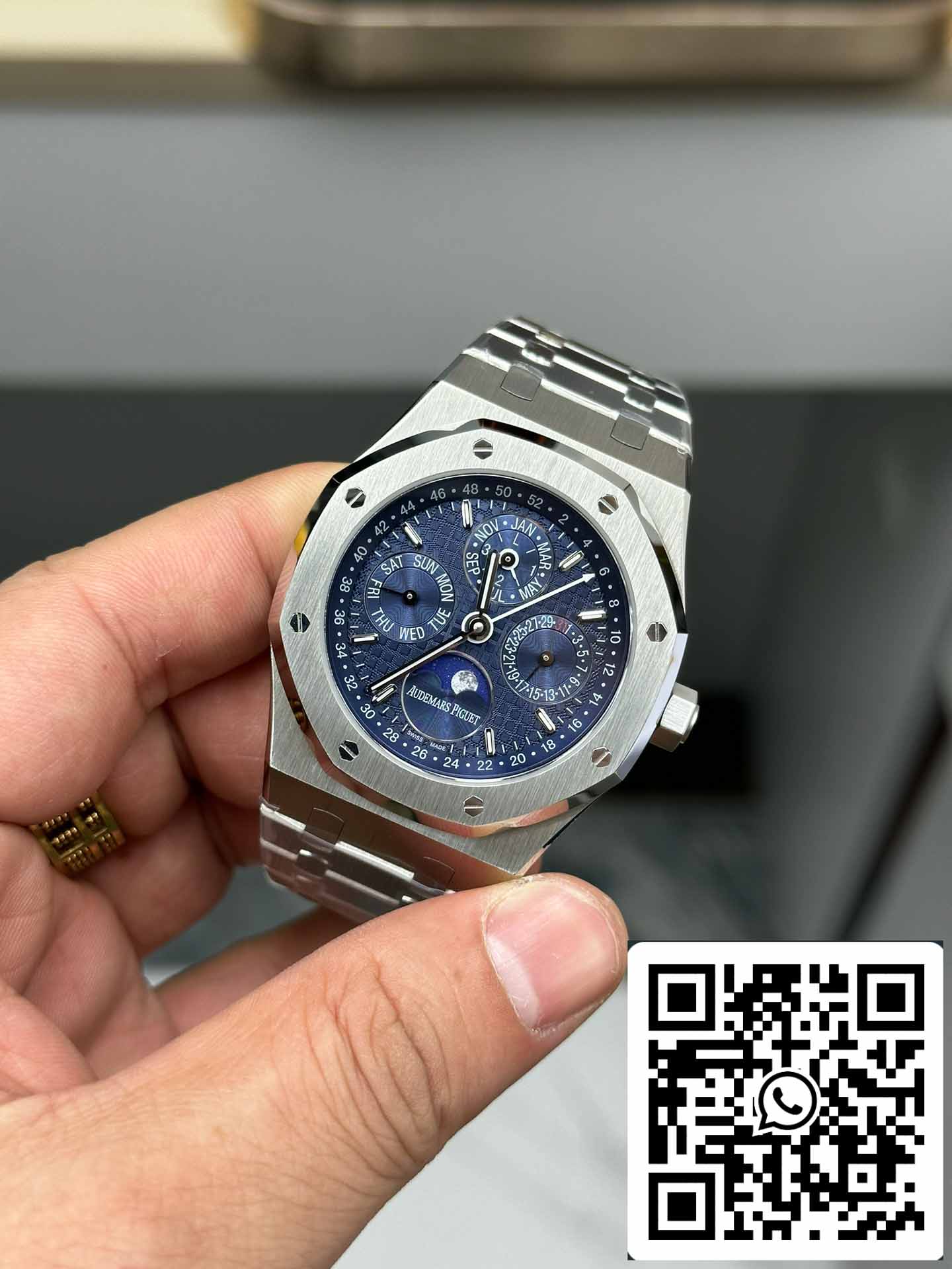 Audemars Piguet Royal Oak 26574ST.OO.1220ST.03 BBR Fabbrica 1:1 edizione migliore quadrante blu