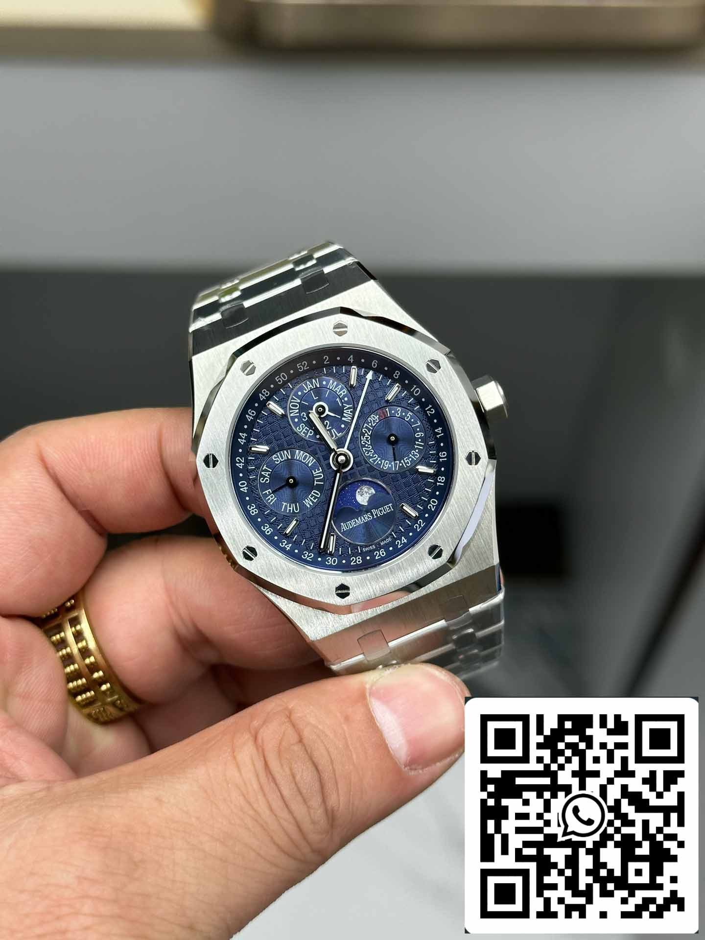 Audemars Piguet Royal Oak 26574ST.OO.1220ST.03 BBR Fabbrica 1:1 edizione migliore quadrante blu