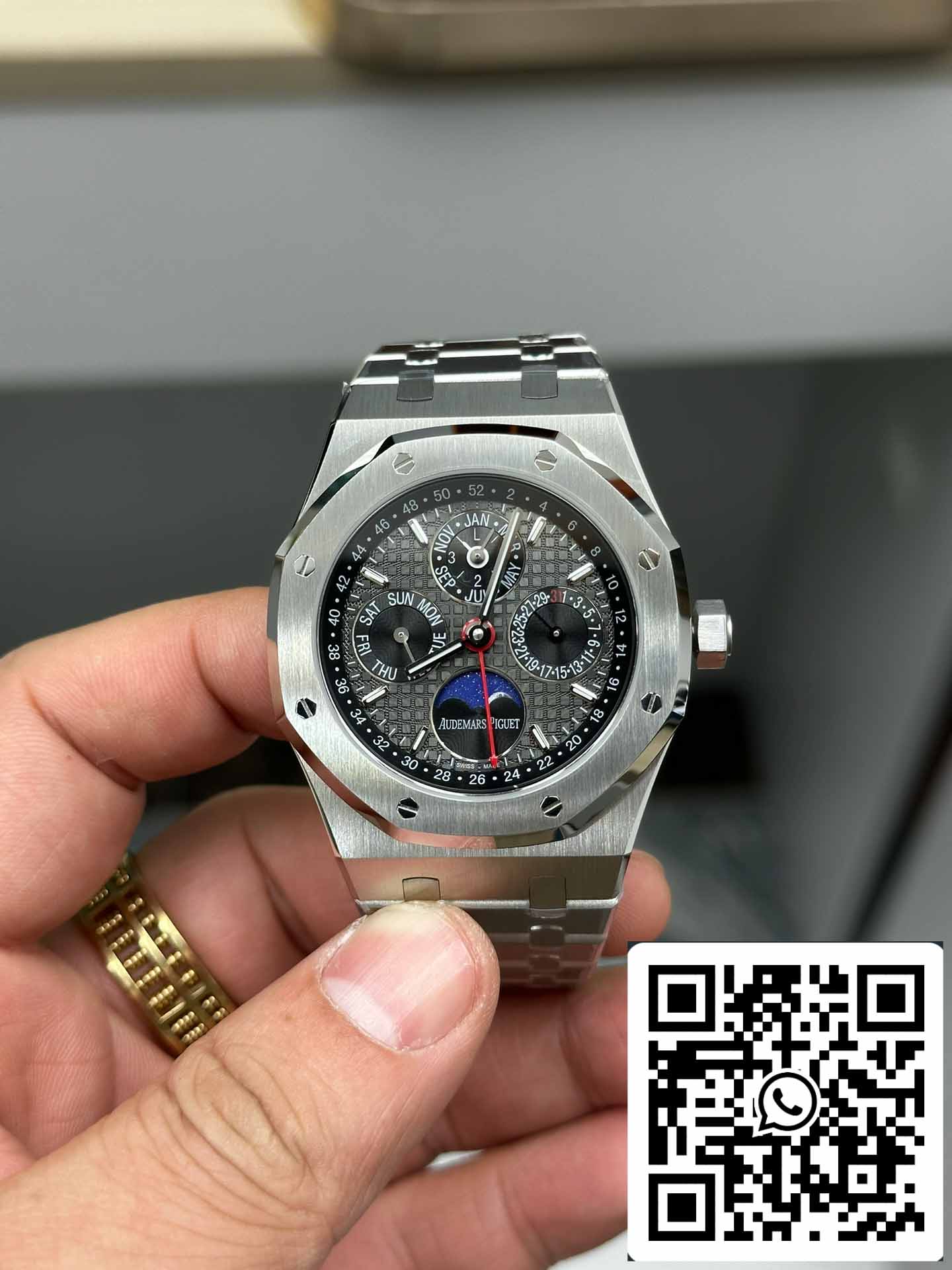 Audemars Piguet Royal Oak 26609TI.OO.1220TI.01 BBR Fabbrica 1:1 edizione migliore Grigio quadrante