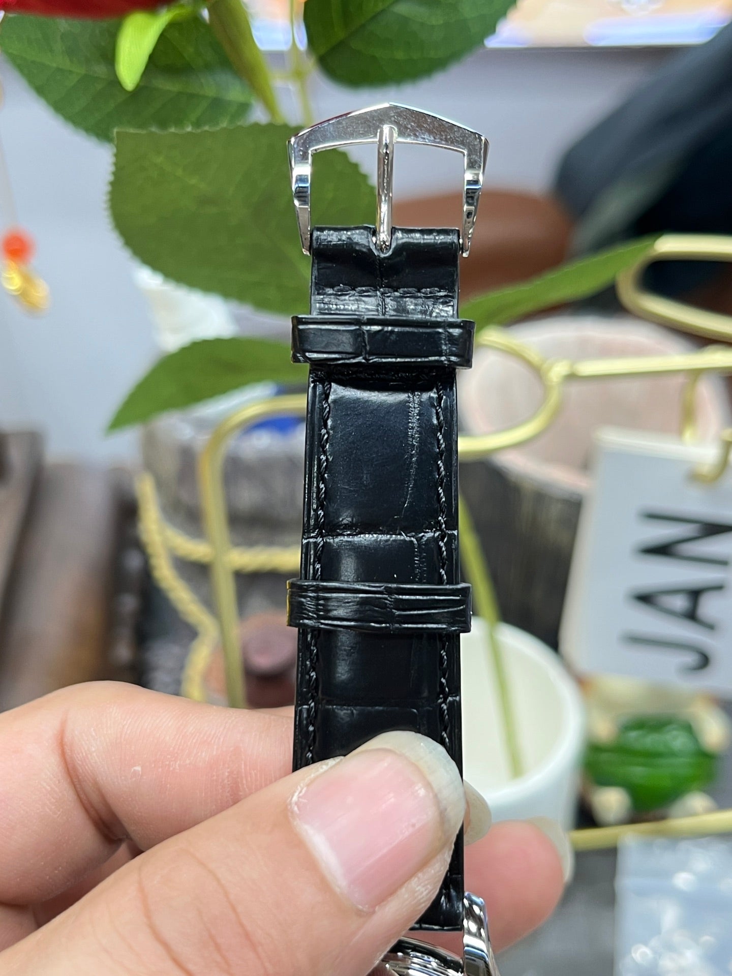 Patek Philippe Calatrava 5227G quadrante bianco 1:1 edizione migliore 3K Fabbrica Nero Pelle cinturino