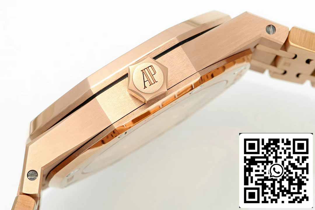 Audemars Piguet 15451OR.ZZ.1256OR.01 IP Fabbrica 1:1 edizione migliore quadrante bianco Rosa Oro