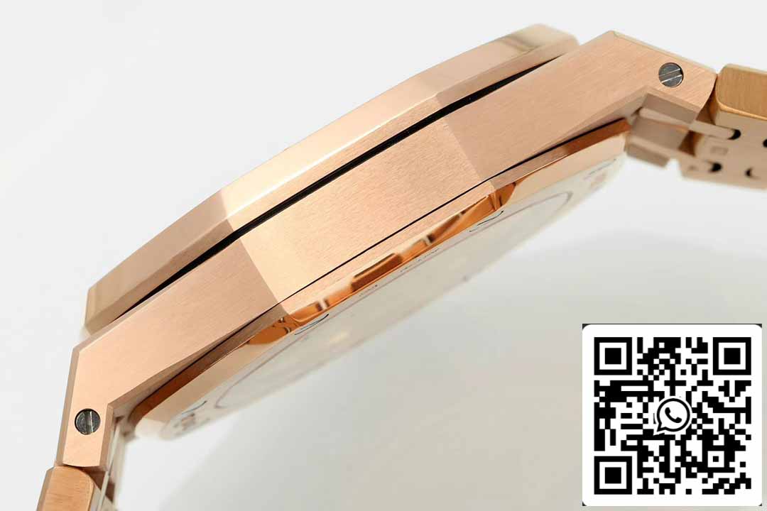 Audemars Piguet 15451OR.ZZ.1256OR.01 IP Fabbrica 1:1 edizione migliore quadrante bianco Rosa Oro