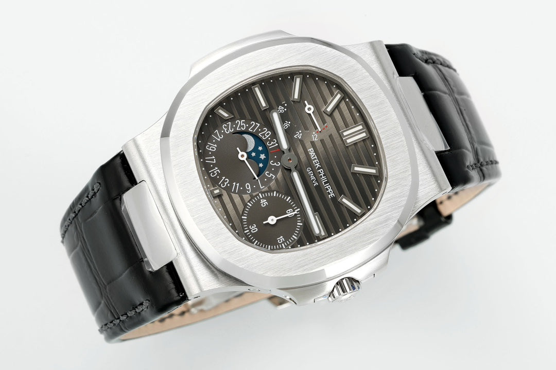 Patek Philippe Nautilus 5712 PP5712GR 1:1 Mejor Edición PPF V2 Fabbrica Esfera Gris