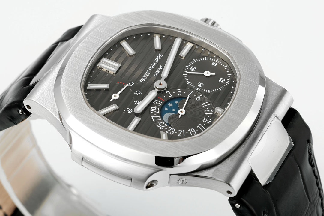 Patek Philippe Nautilus 5712 PP5712GR 1:1 Mejor Edición PPF V2 Fabbrica Esfera Gris