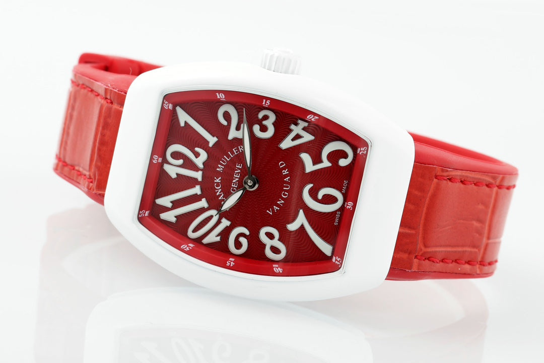 Franck Muller V32 Feminino Yachting 1:1 edizione melhor ABF Fabbrica Red quadrante
