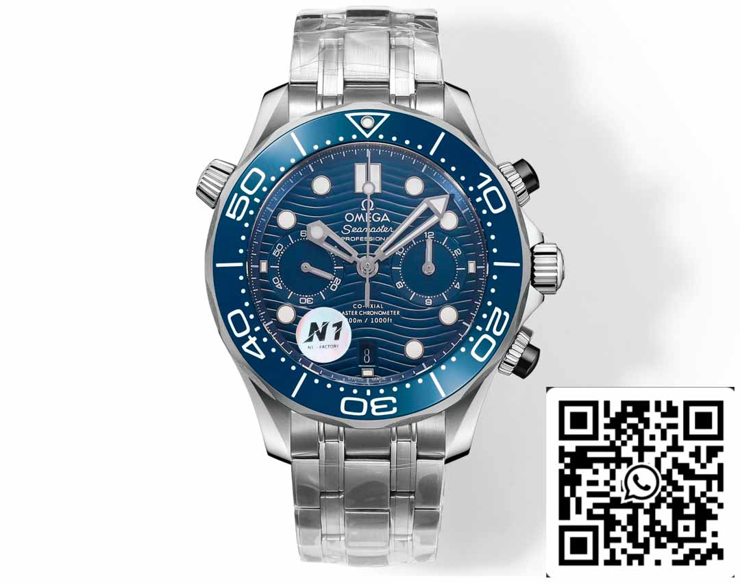 Omega Seamaster Collection 210.30.44.51.03.001 1:1 Best Edition N1 Fabrica Mostrador Azul