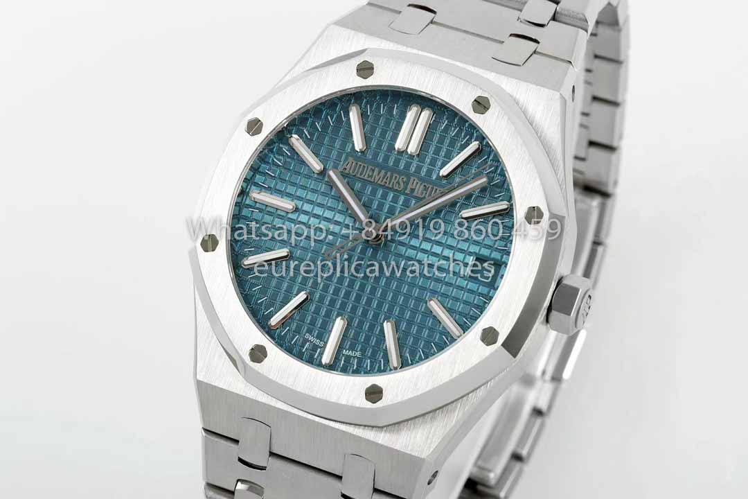 Audemars Piguet Royal Oak 15510ST from IPF Fabbrica 1:1 Best Clone Light quadrante blu acciaio inossidabile