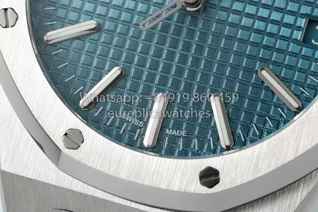 Audemars Piguet Royal Oak 15510ST from IPF Fabbrica 1:1 Best Clone Light quadrante blu acciaio inossidabile