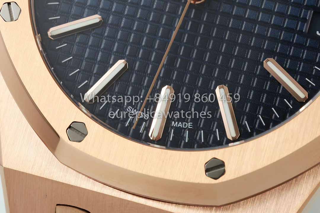 Audemars Piguet Royal Oak 15510ST from IPF Fabbrica 1:1 Best Clone quadrante blu Rosa Oro