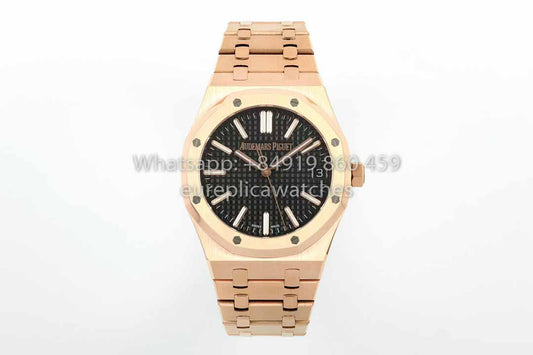 Audemars Piguet Royal Oak 15510ST de IPF Fabbrica 1:1 Mejor clon quadrante nero Rosa Oro