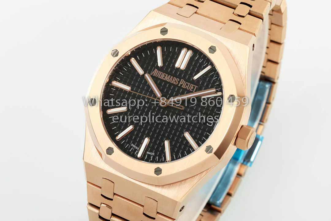 Audemars Piguet Royal Oak 15510ST from IPF Fabbrica 1:1 Best Clone quadrante nero Rosa Oro