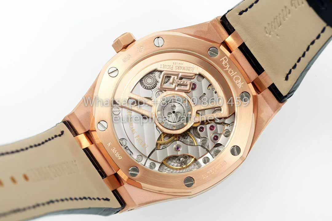 Audemars Piguet Royal Oak 15510ST from IPF Fabbrica 1:1 Best Clone quadrante blu Pelle cinturino