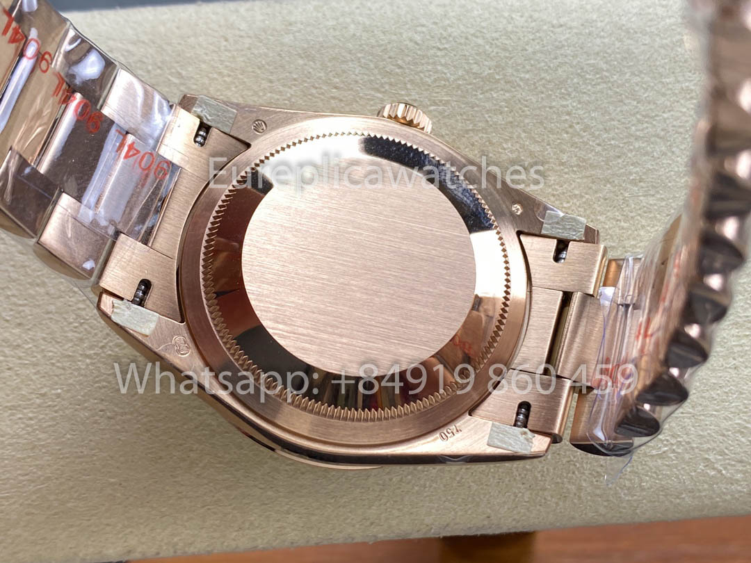 Rolex Day Date M128345RBR-0044 Rosa Oro 1:1 Best Clone 8+ Fabbrica Counterweight Versione