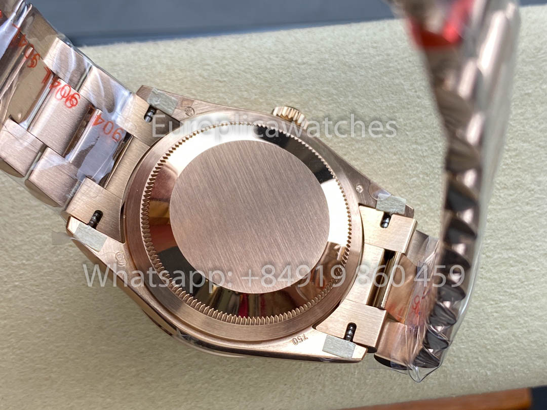 Rolex Day Date m128395tbr-0032 Rosa Oro 1:1 Best Clone 8+ Fabbrica Counterweight Versione