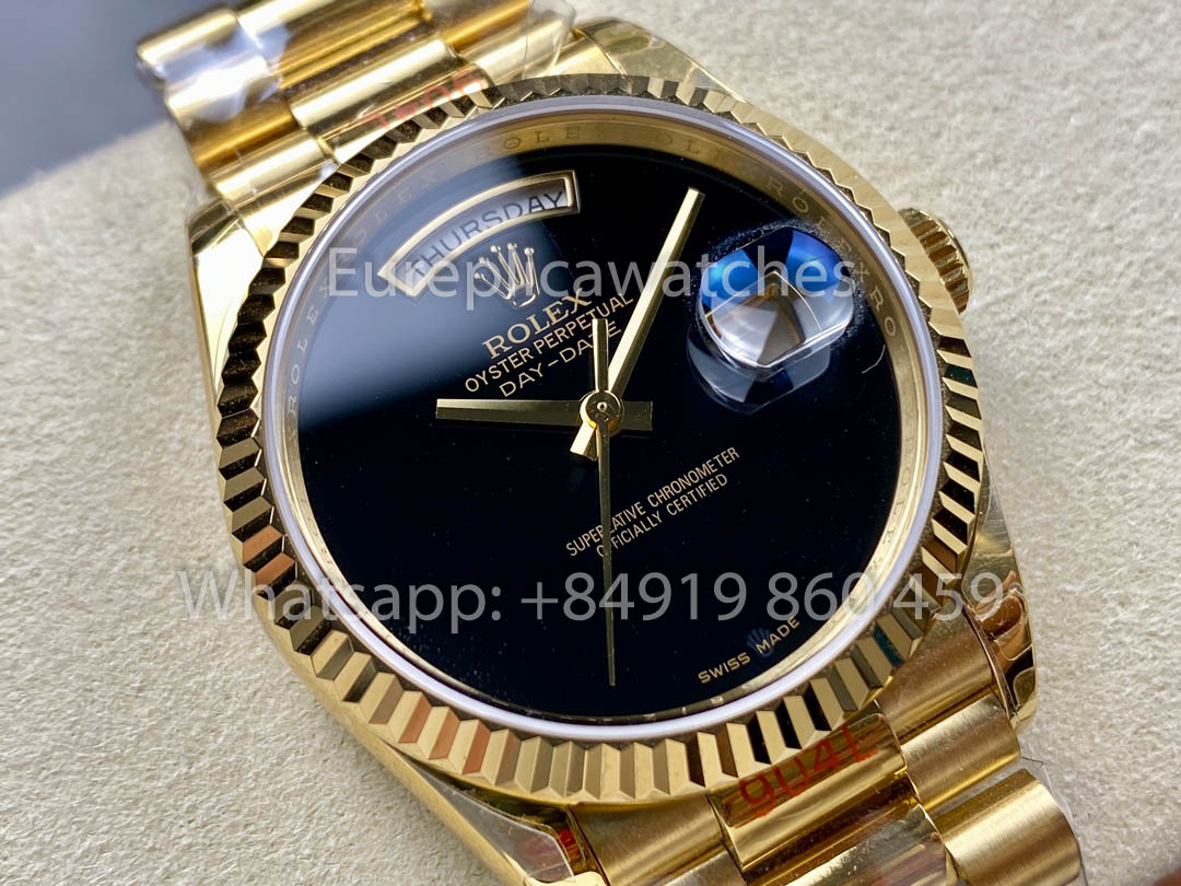 Rolex Day Date Ref. 128238 Yellow Oro 1:1 Best Clone 8+ Fabbrica Counterweight Versione