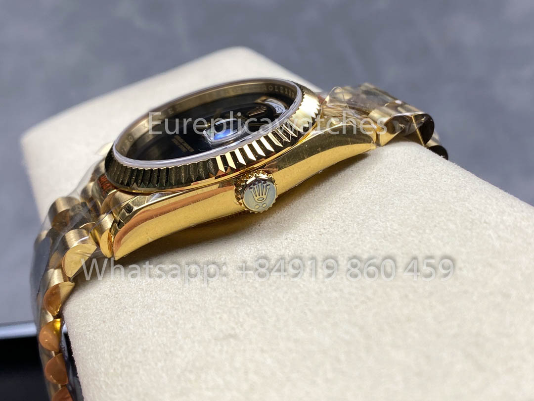 Rolex Day Date Ref. 128238 Yellow Oro 1:1 Best Clone 8+ Fabbrica Counterweight Versione