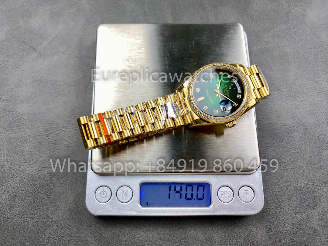 Rolex Day Date 128239-0035 Yellow Oro 1:1 Best Clone 8+ Fabbrica Counterweight Versione