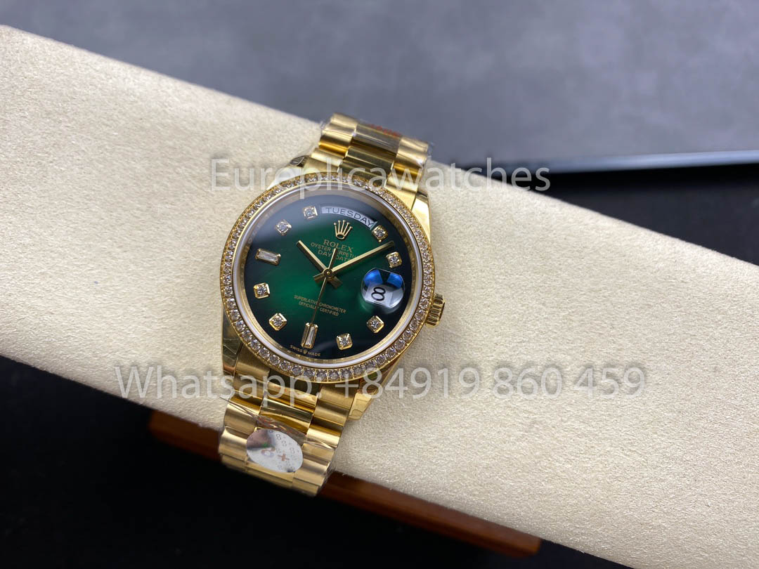 Rolex Day Date 128239-0035 Yellow Oro 1:1 Best Clone 8+ Fabbrica Counterweight Versione
