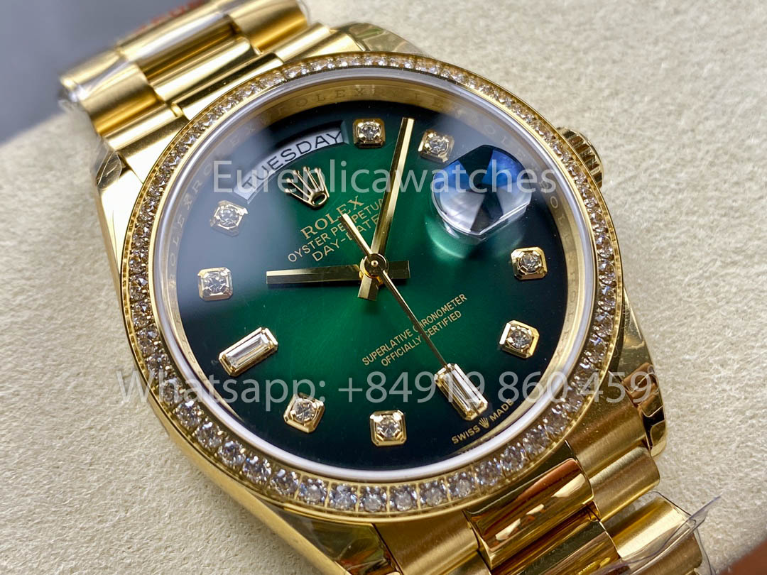 Rolex Day Date 128239-0035 Yellow Oro 1:1 Best Clone 8+ Fabbrica Counterweight Versione