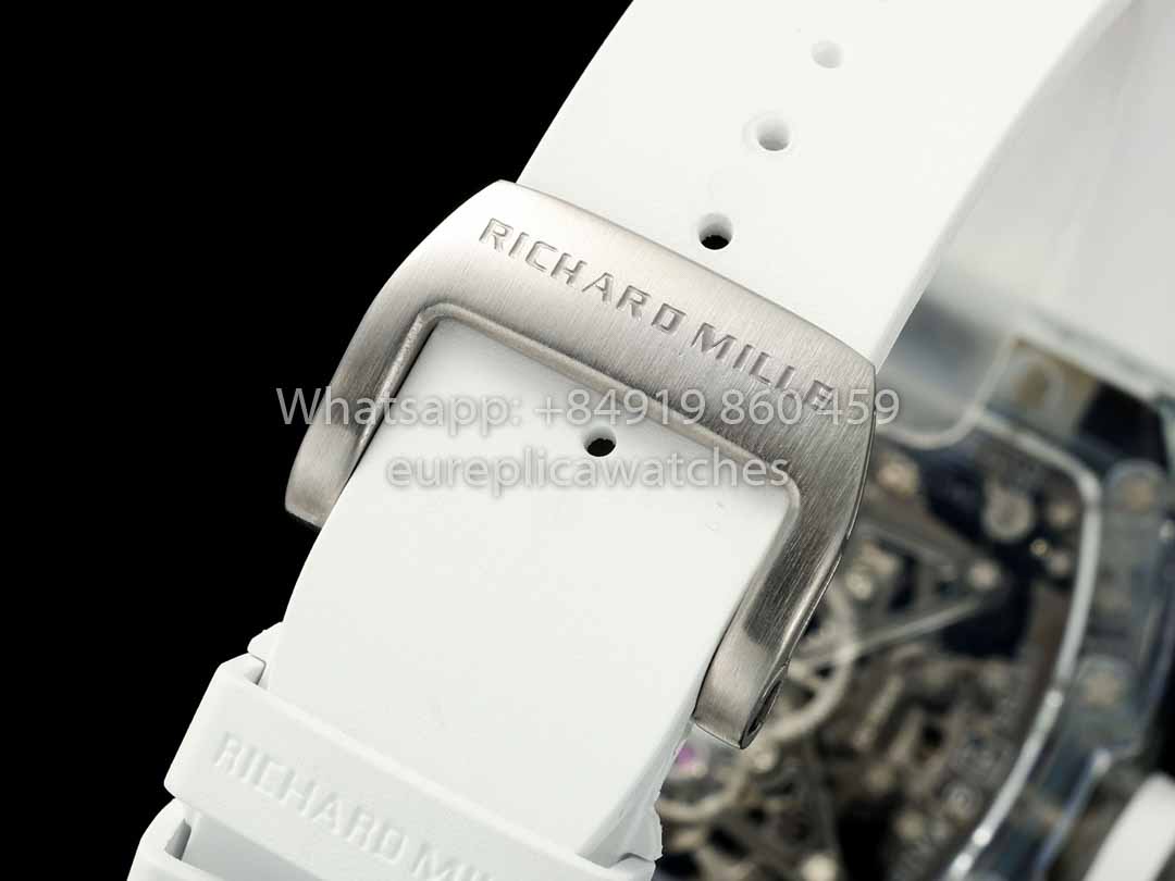 Richard Mille RM 56-02 Tourbillon 1:1 Best Clone RM Fabbrica Rose Gold Dial Saphire Case