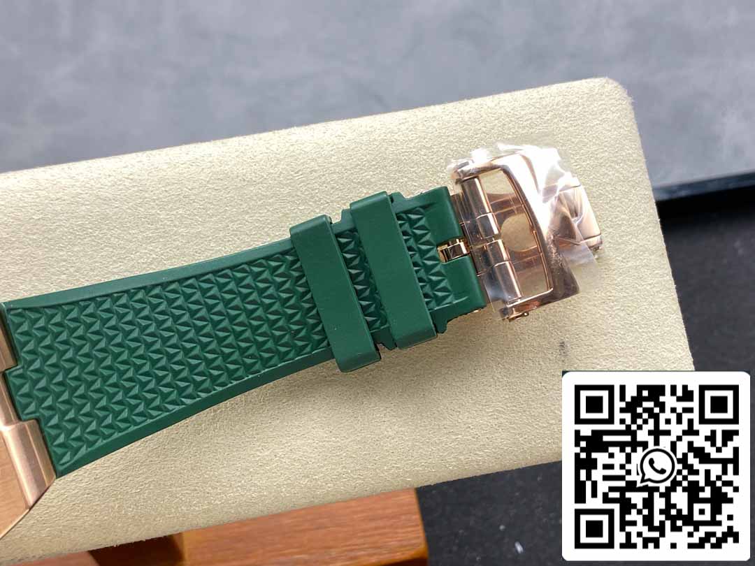 Vacheron Constantin Overseas Dual Time 7920V/210R-B965 1:1 Best Clone GR Fabbrica Gomma cinturino