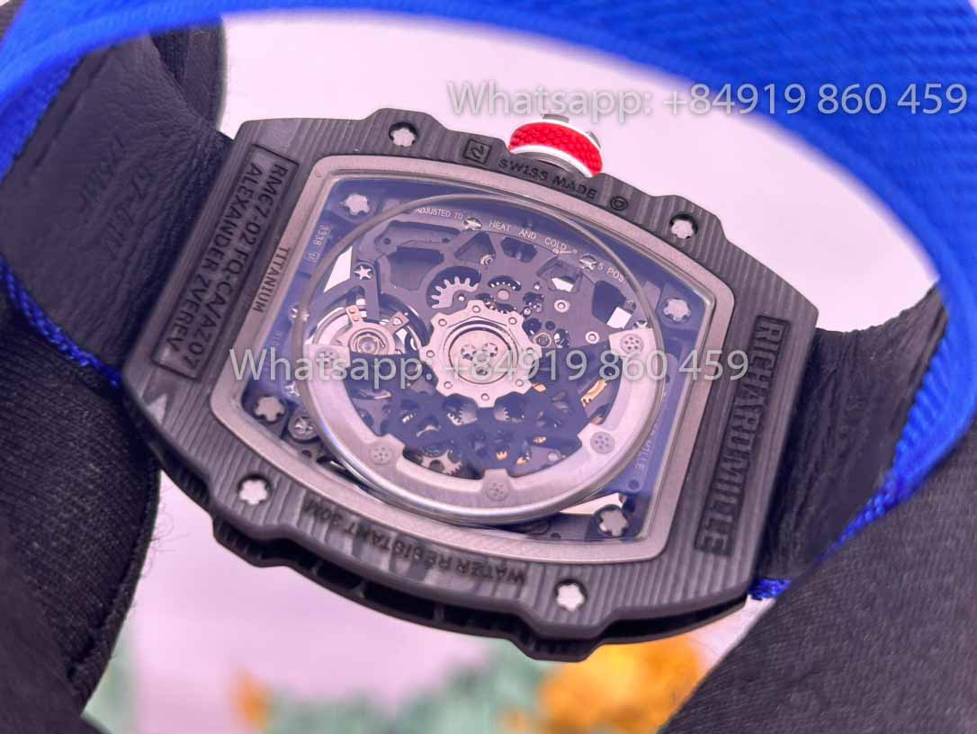 replica Richard Mille RM67-02 Carbon NTPT Sébastien Ogier 1:1 Best Clone V2
