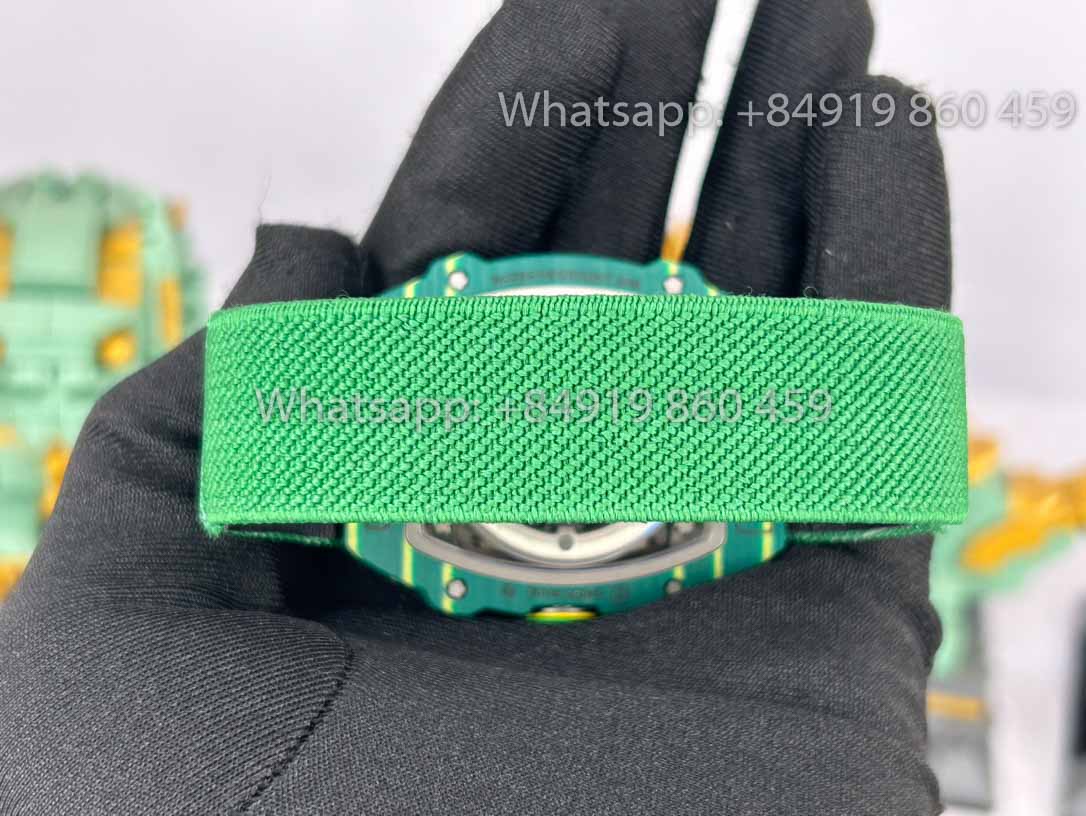 replica Richard Mille RM67-02 Sprint 48MM Wayde Van Niekerk Green 1:1 Best Clone V2