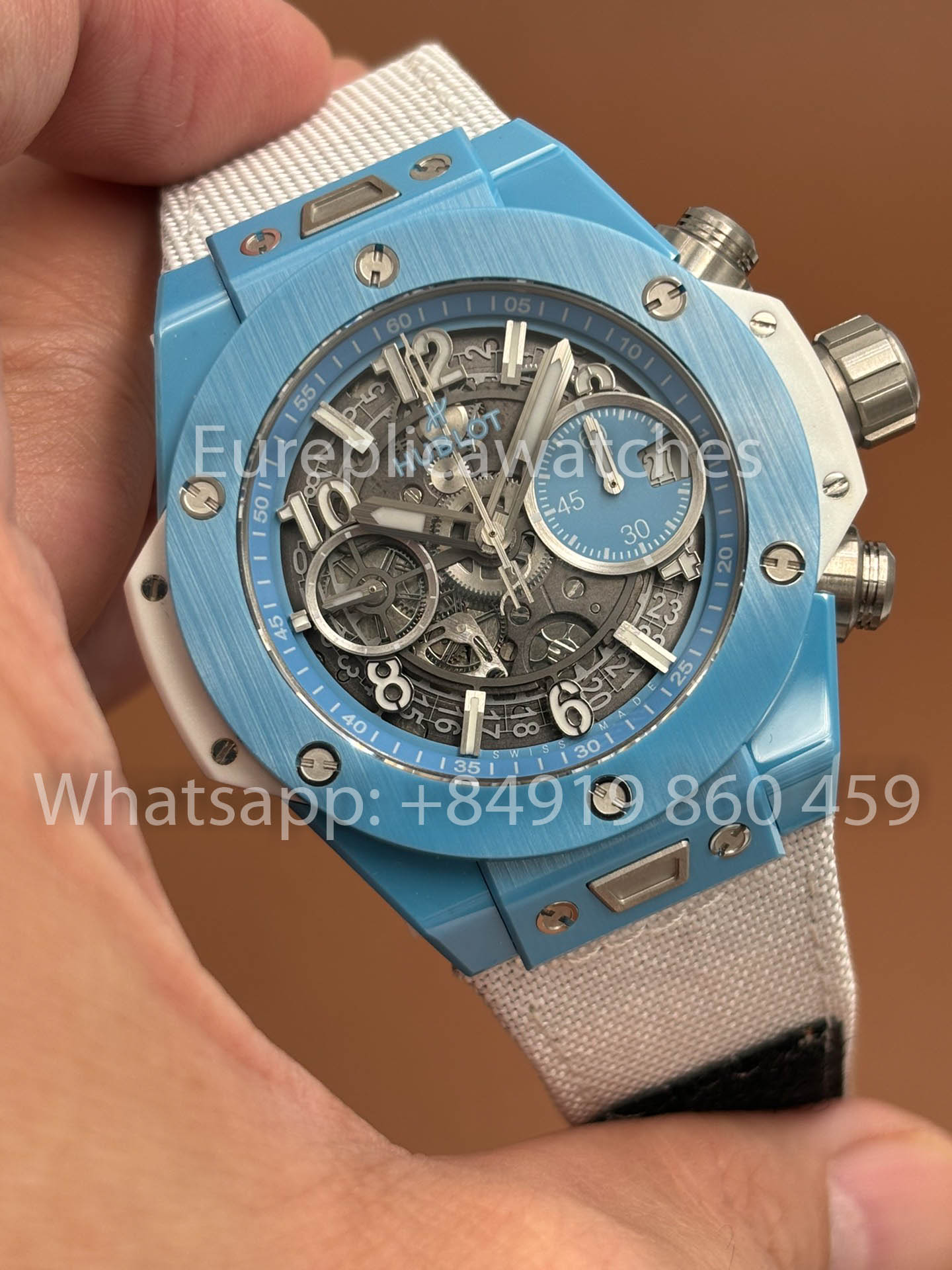 Hublot BIG BANG Unico 441.EX.5120.RX 1:1 edizione migliore BBF Fabbrica Bianco Velcro cinturino