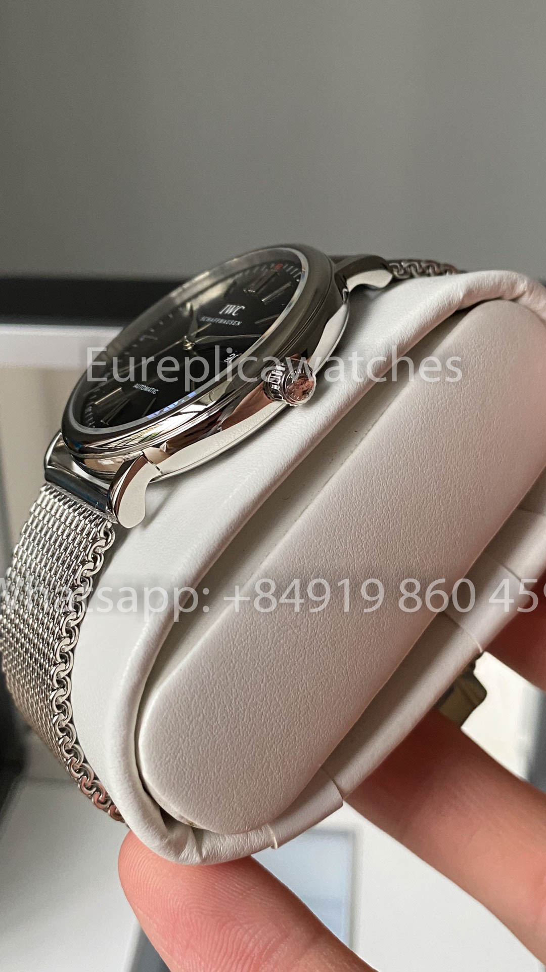Reloj automático IWC Portofino IW356518 de 40 mm, 1:1, mejor clon A+, correa de malla Fabbrica