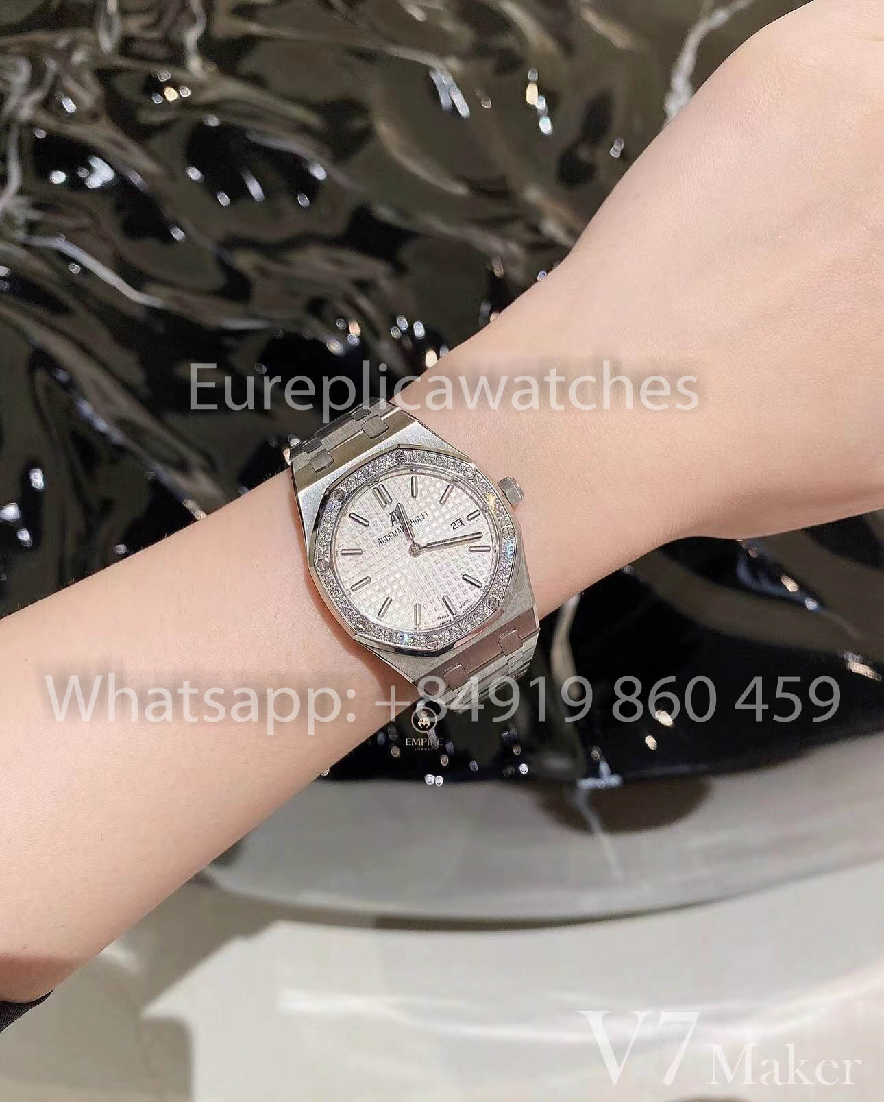 Audemars Piguet Royal Oak 67651OR Ladies’ Quartz Watch 1:1 Best Clone V7 Fabbrica SS