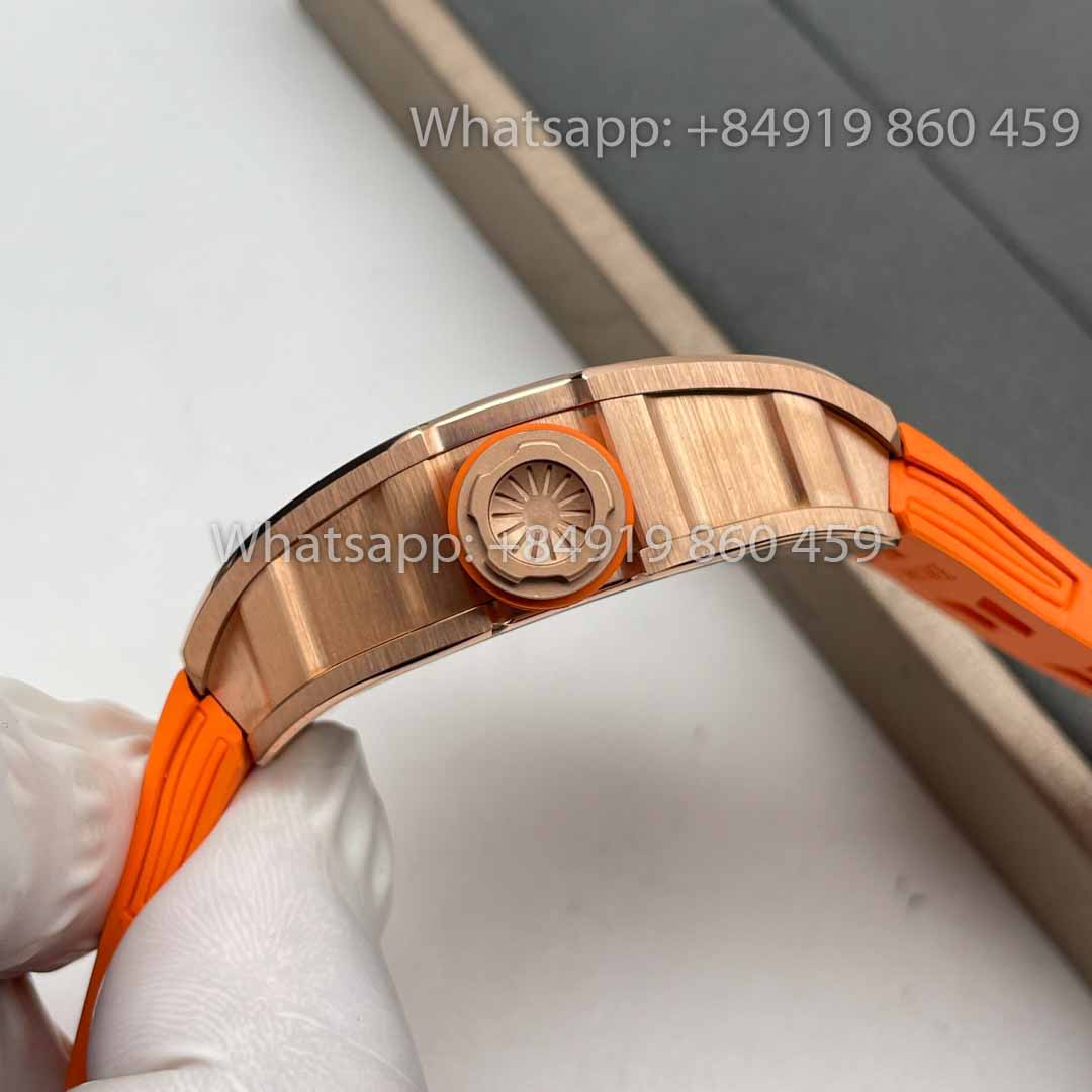 Richard Mille RM035 Toro Americas Edition Rose gold and Orange cinturino 1:1 Best Clone Sonic Fabbrica