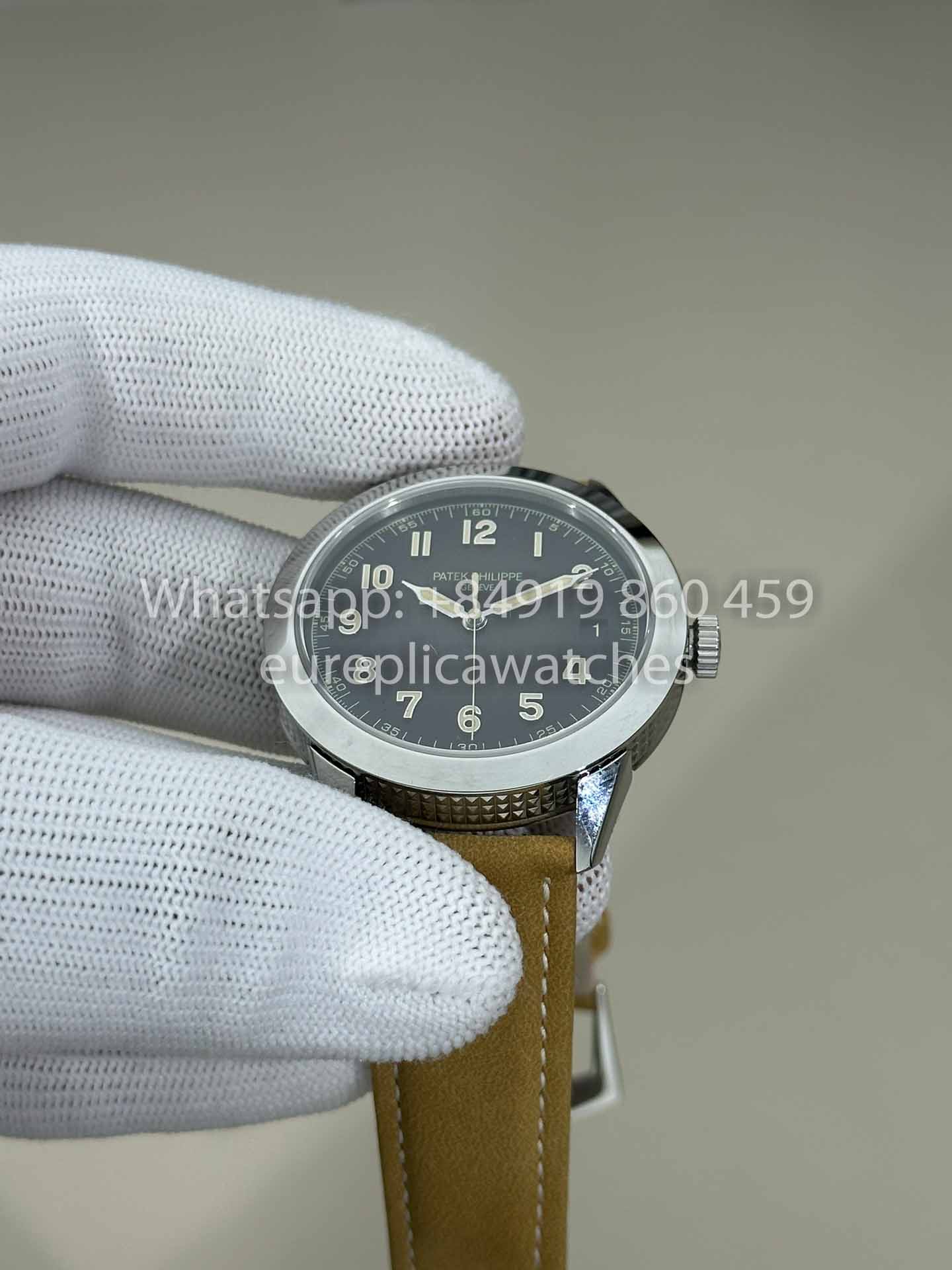Patek Philippe Calatrava 5226G-001 Brown cinturino 1:1 Best Clone GR upgraded luminous Versione