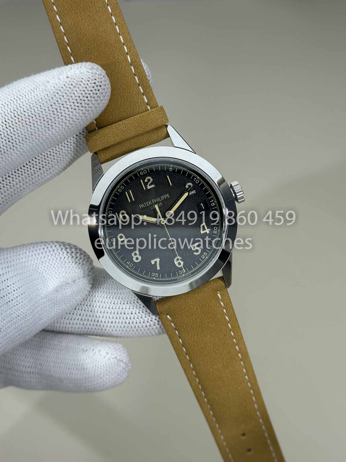 Patek Philippe Calatrava 5226G-001 Brown cinturino 1:1 Best Clone GR upgraded luminous Versione