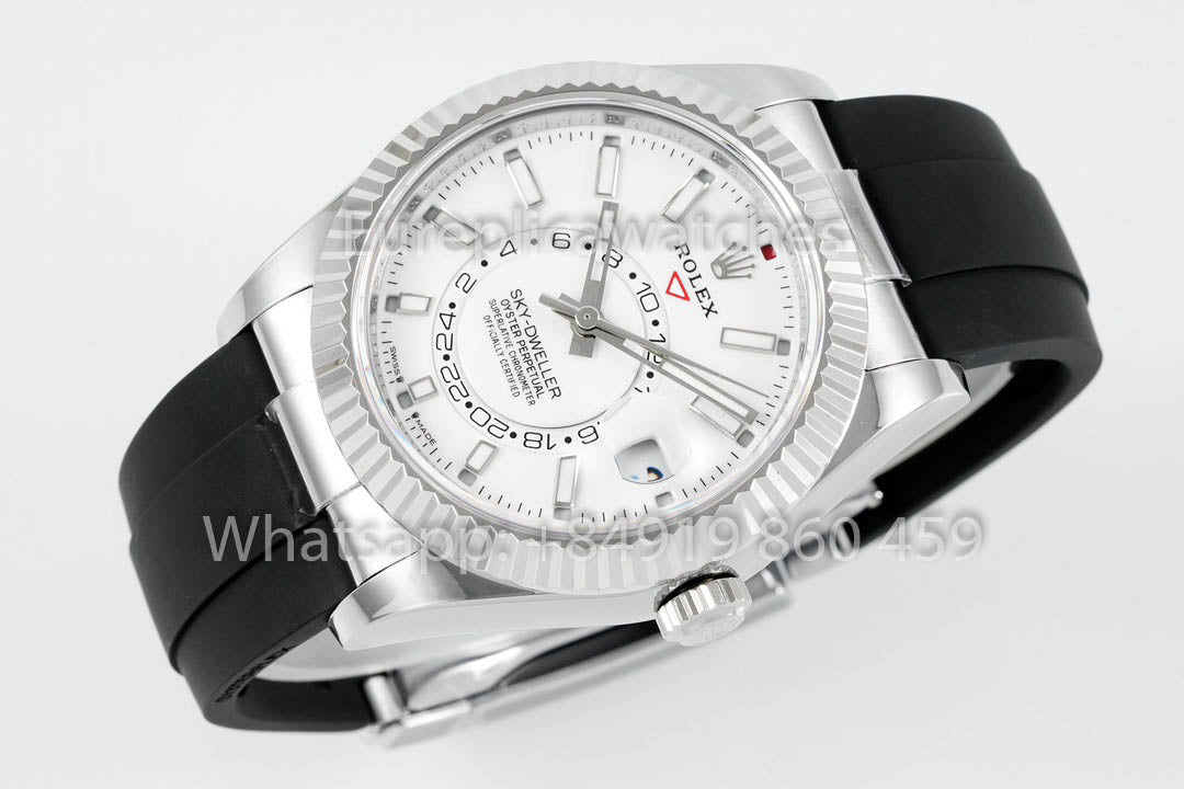 Rolex Oyster Perpetual Sky-Dweller M336239 White Dial 1:1 Best Clone ZF Fabbrica 190 gram
