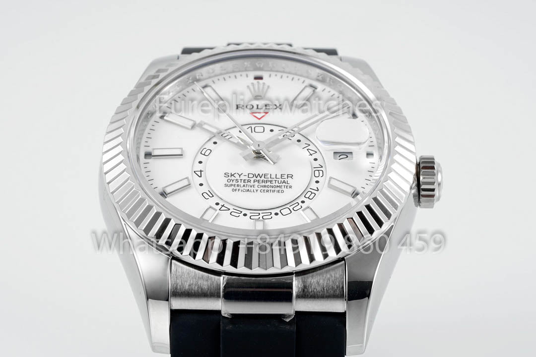 Rolex Oyster Perpetual Sky-Dweller M336239 White Dial 1:1 Best Clone ZF Fabbrica 190 gram