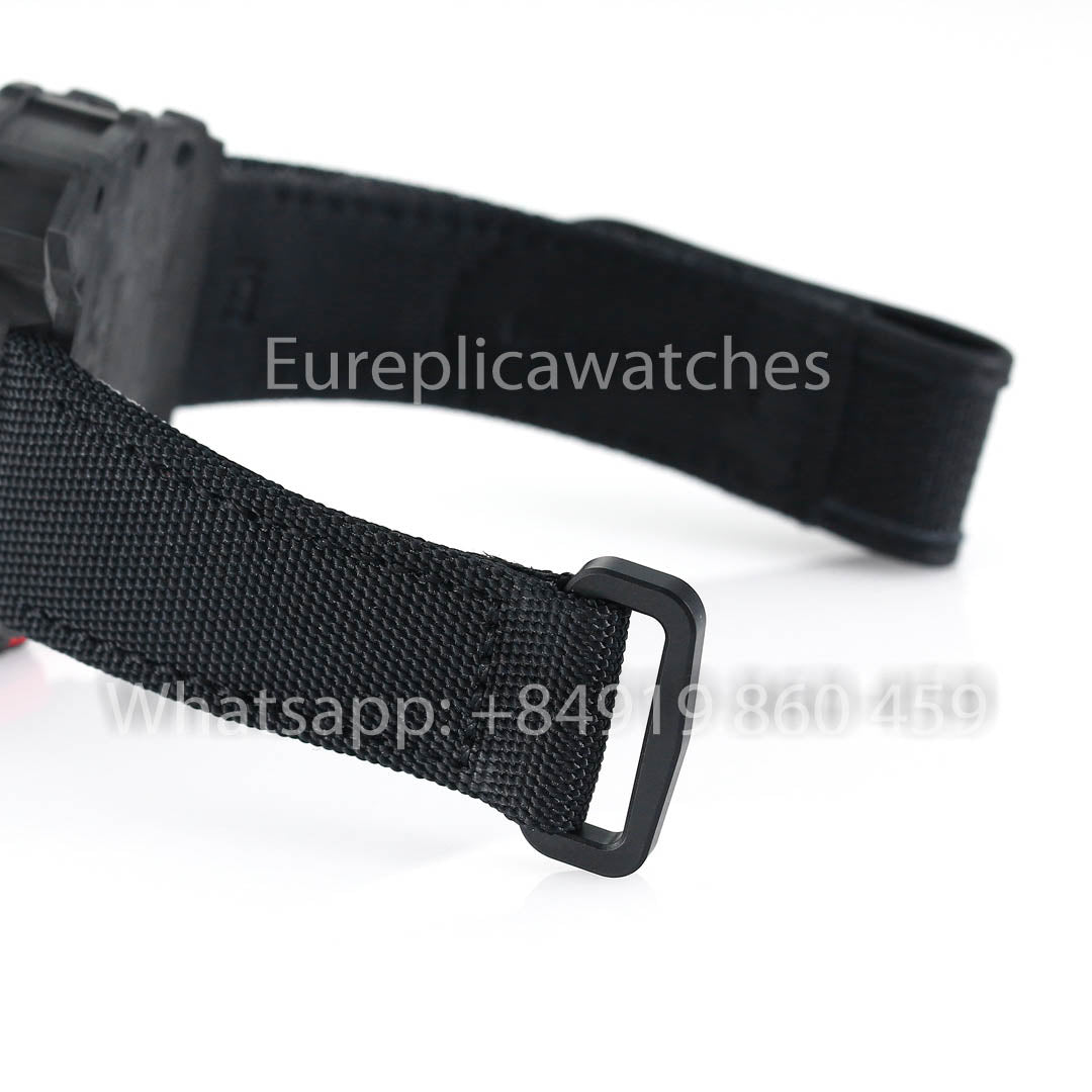 Richard Mille RM35-01 NTPT Carbonio 1:1 Best Clone BBR Fabbrica V2 Nero Velcro cinturino