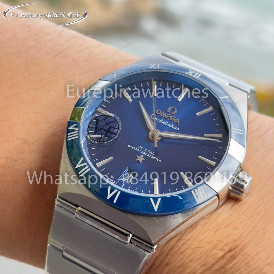 Omega Constellation Chronometer 131.33.41.21.03.001 Blue Dial 1:1 Best Clone V+ Fabbrica