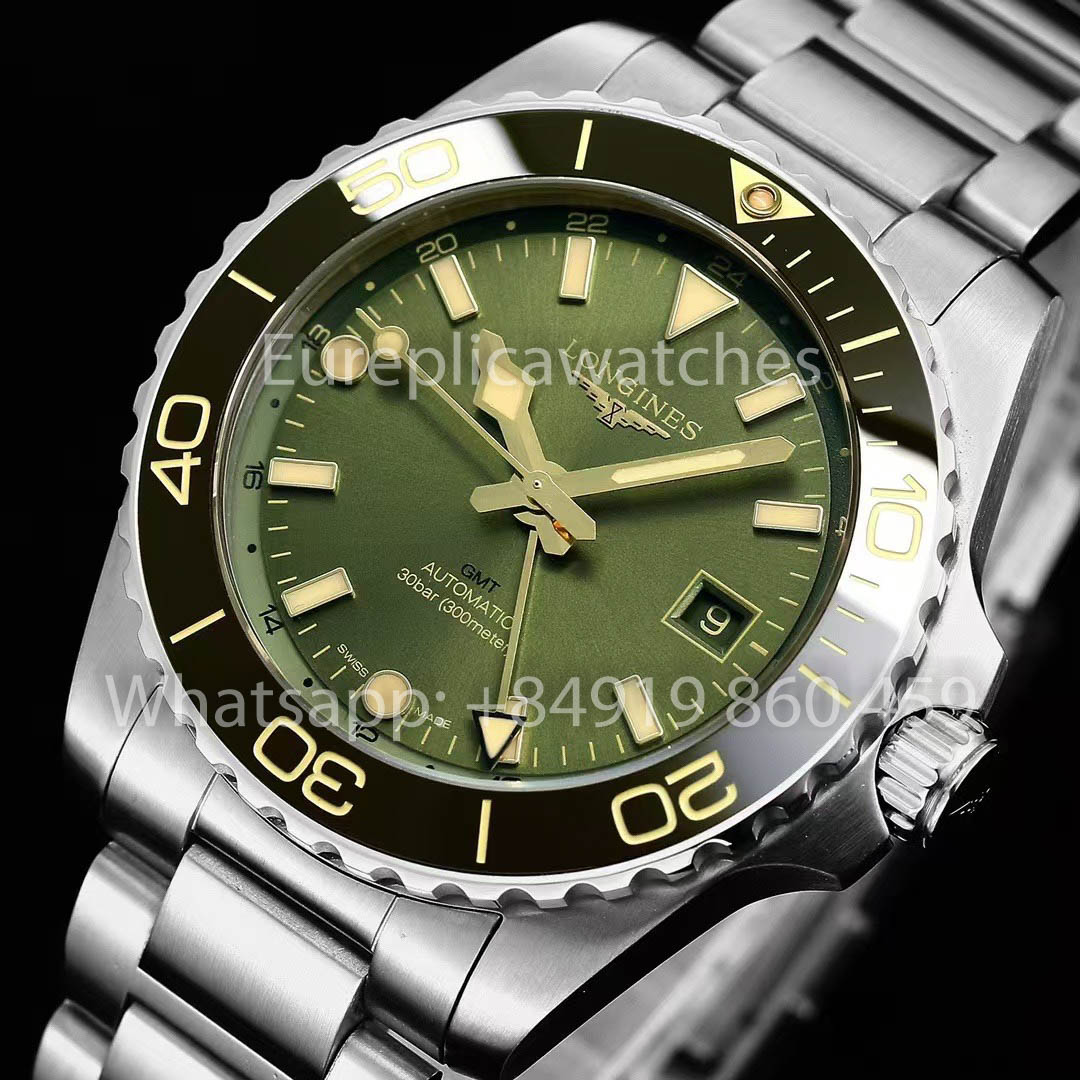 Longines Conquest L3.790.4.06.6 quadrante verde 1:1 Melhor Clone ETC Fabbrica