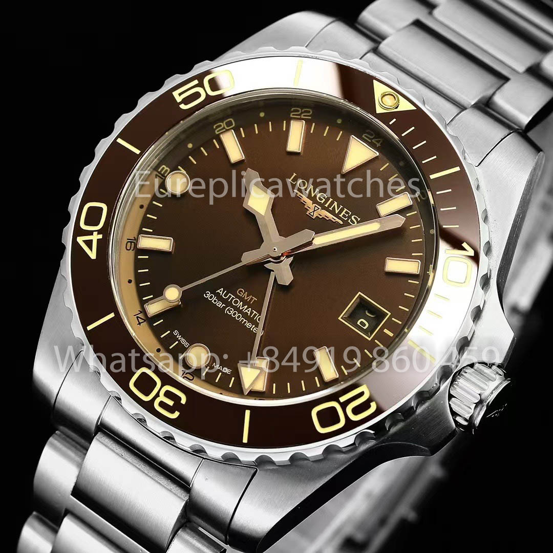 Longines Conquest L3.790.4.66.6 Cuadrante marrón 1:1 Best Clone ETC Fabbrica