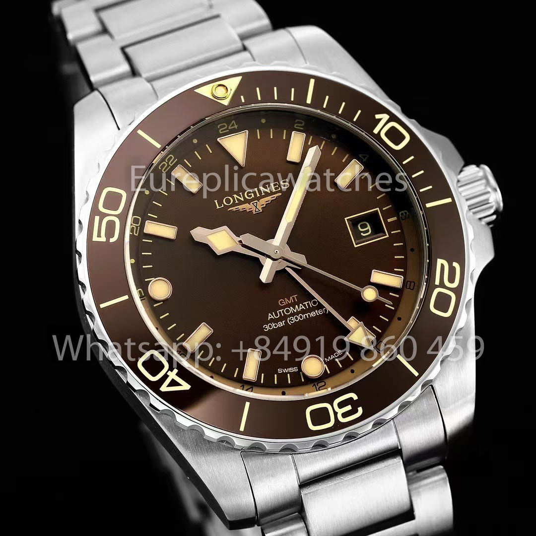 Longines Conquest L3.790.4.66.6 Cuadrante marrón 1:1 Best Clone ETC Fabbrica