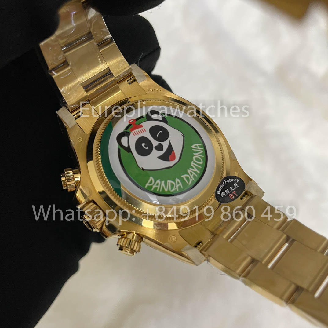 Rolex Cosmograph Daytona M126508-0004 BT Fabbrica 1:1 Best Clone 4131 movimento Oro