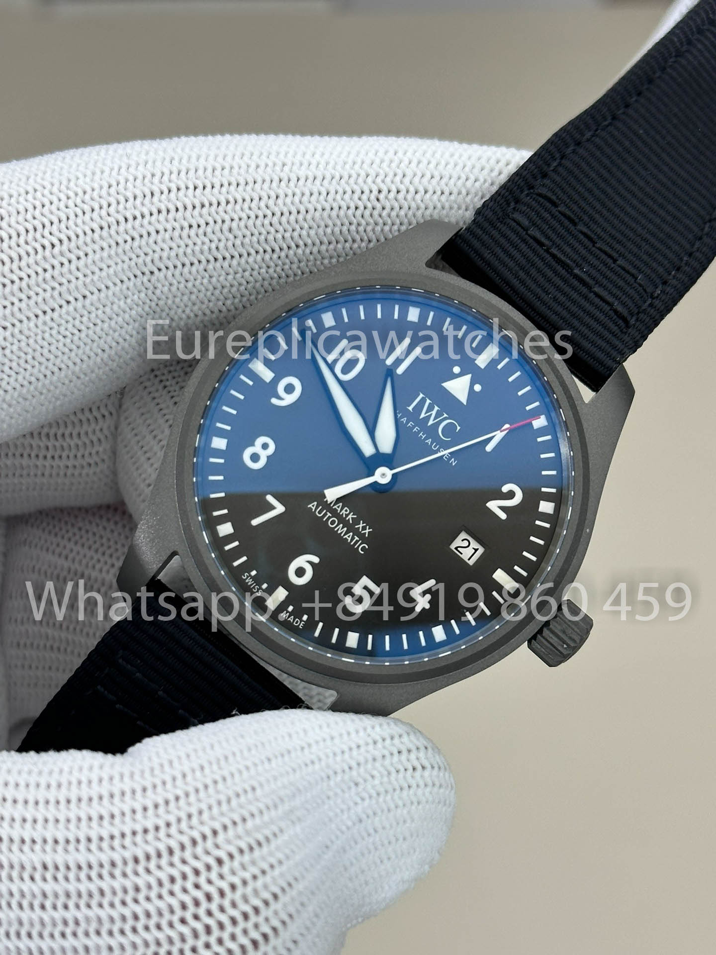 IWC Pilot's Watch Mark XX Patrouille Suisse IW328209 V7 Fabbrica 1:1 Best Clone Watch