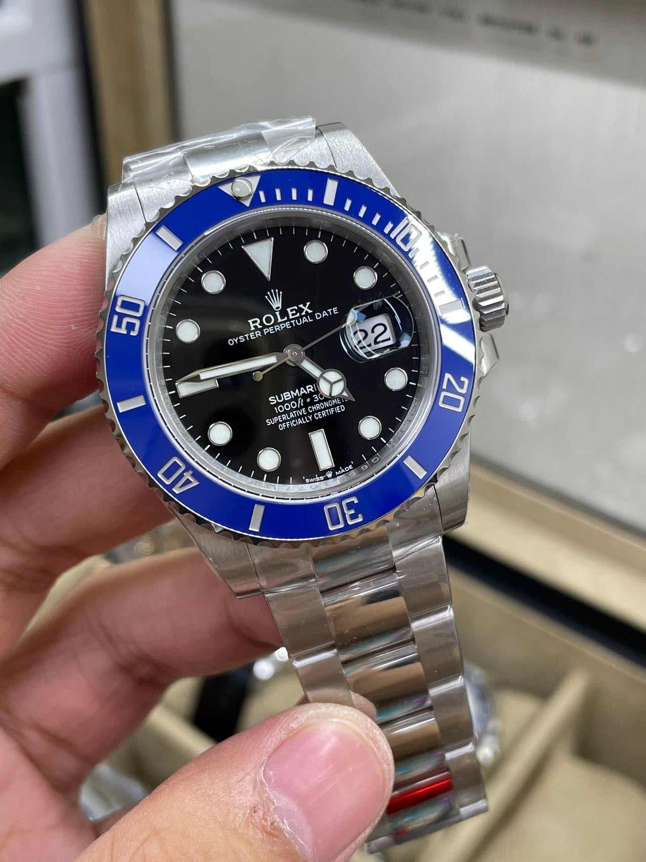 Rolex Submariner M126619LB-0003 41MM 3235 movimento VS Fabbrica quadrante nero