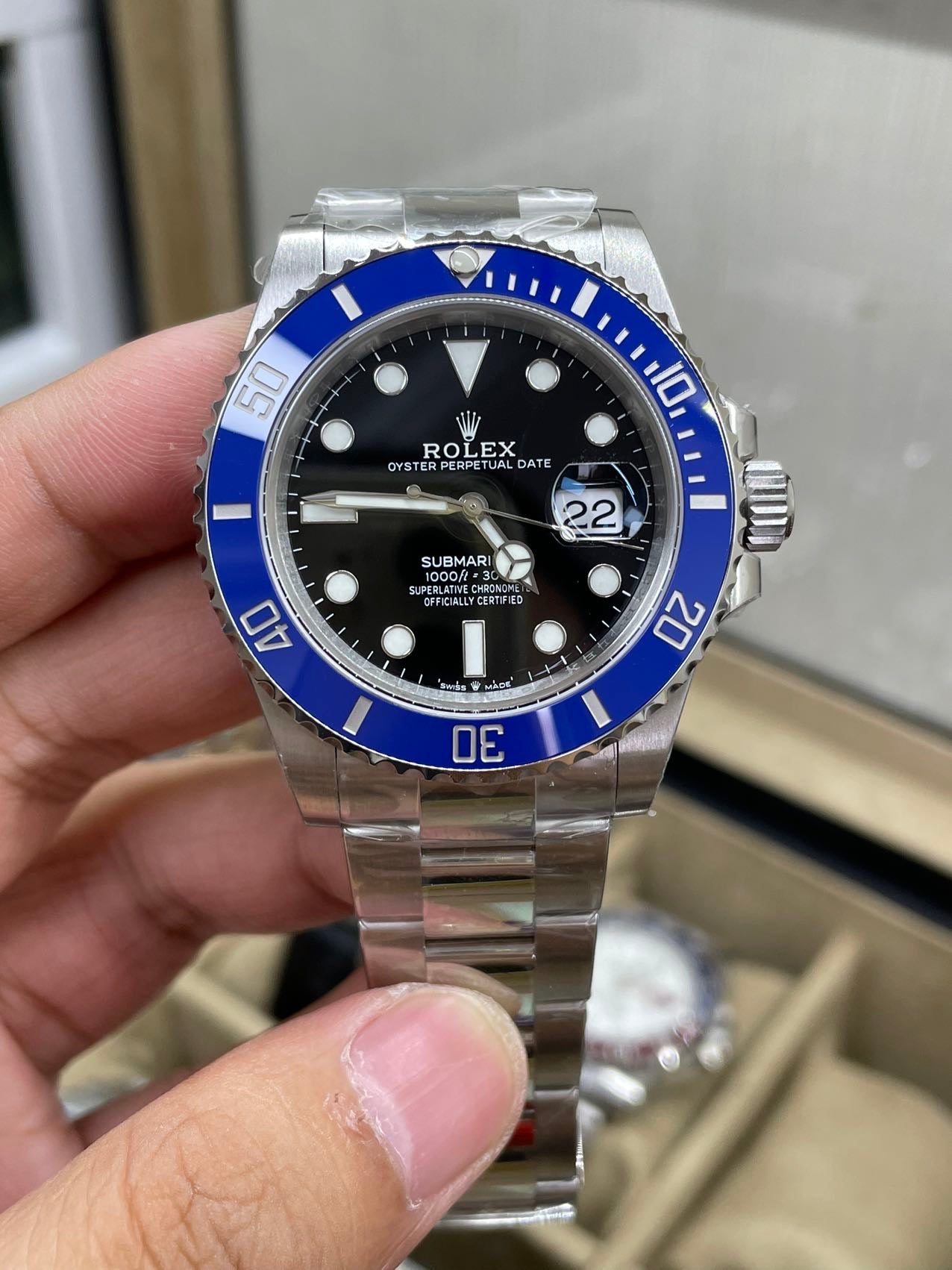 Rolex Submariner M126619LB-0003 41MM 3235 movimento VS Fabbrica quadrante nero