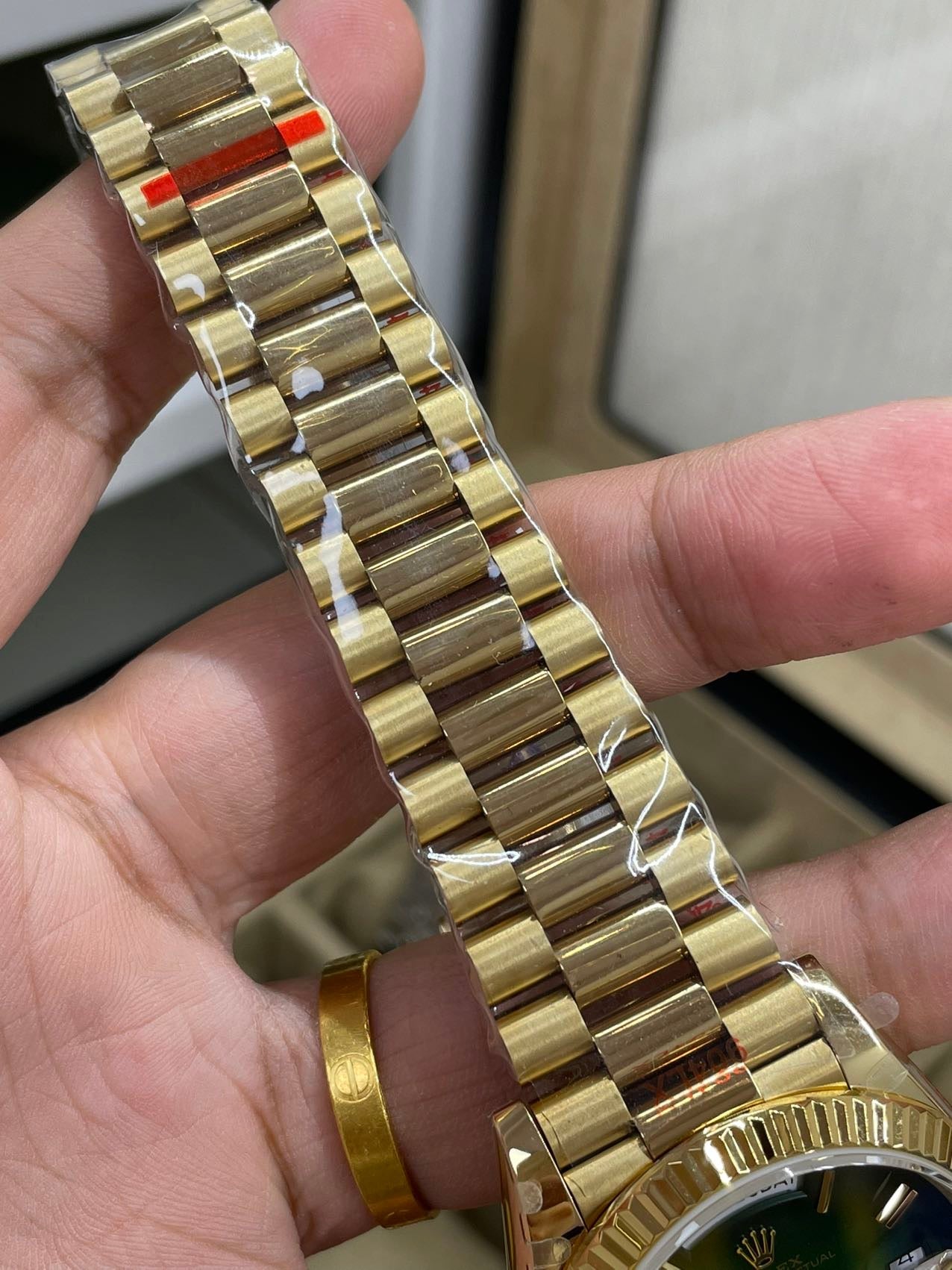Rolex unveils the new Day-Date 40mm with a Green Dial 2024 QF Fabbrica 1:1 Best Edition