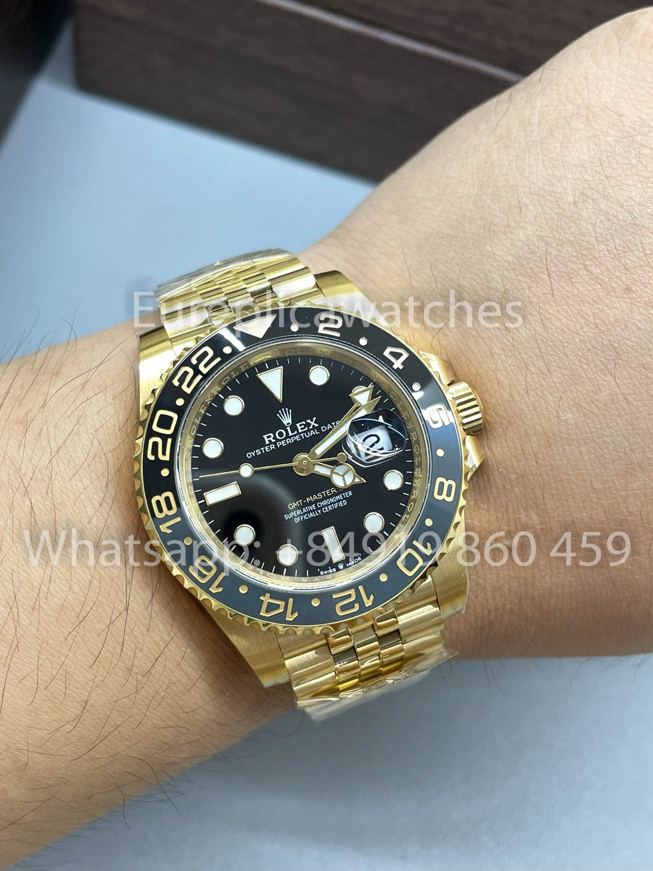 Rolex GMT Master II M126718GRNR-0001 Jubilee cinturino 1:1 Best Clone ARF Fabbrica